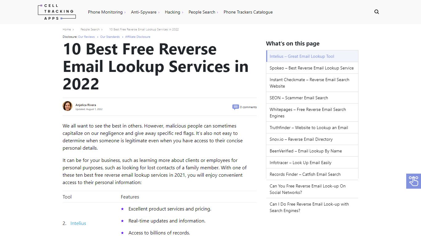 10 Best Free Reverse Email Lookup Services in 2021 - Top 10 Phone Trackers